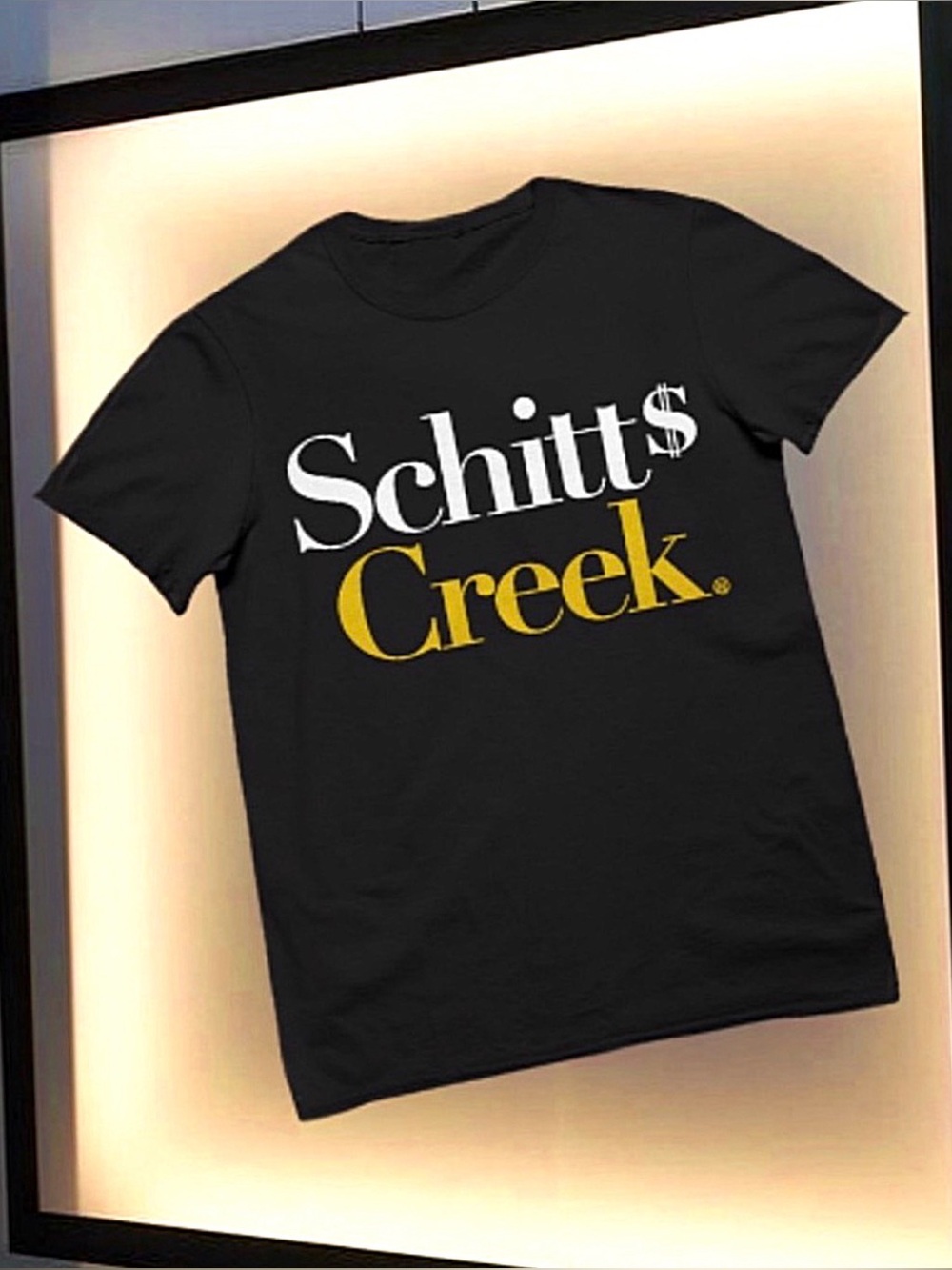 Schitts Creek black logo t-shirt